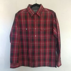 KUHL mens plaid longsleeve